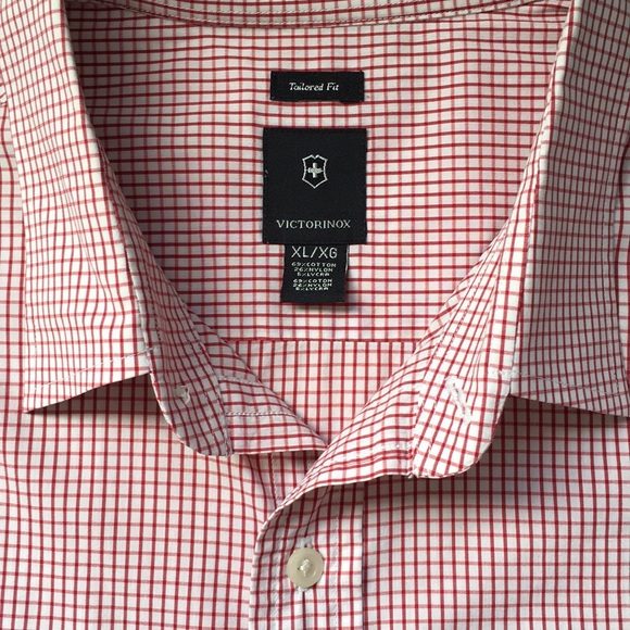 Victorinox LS Gingham Casual Button Down XL - Picture 3 of 14